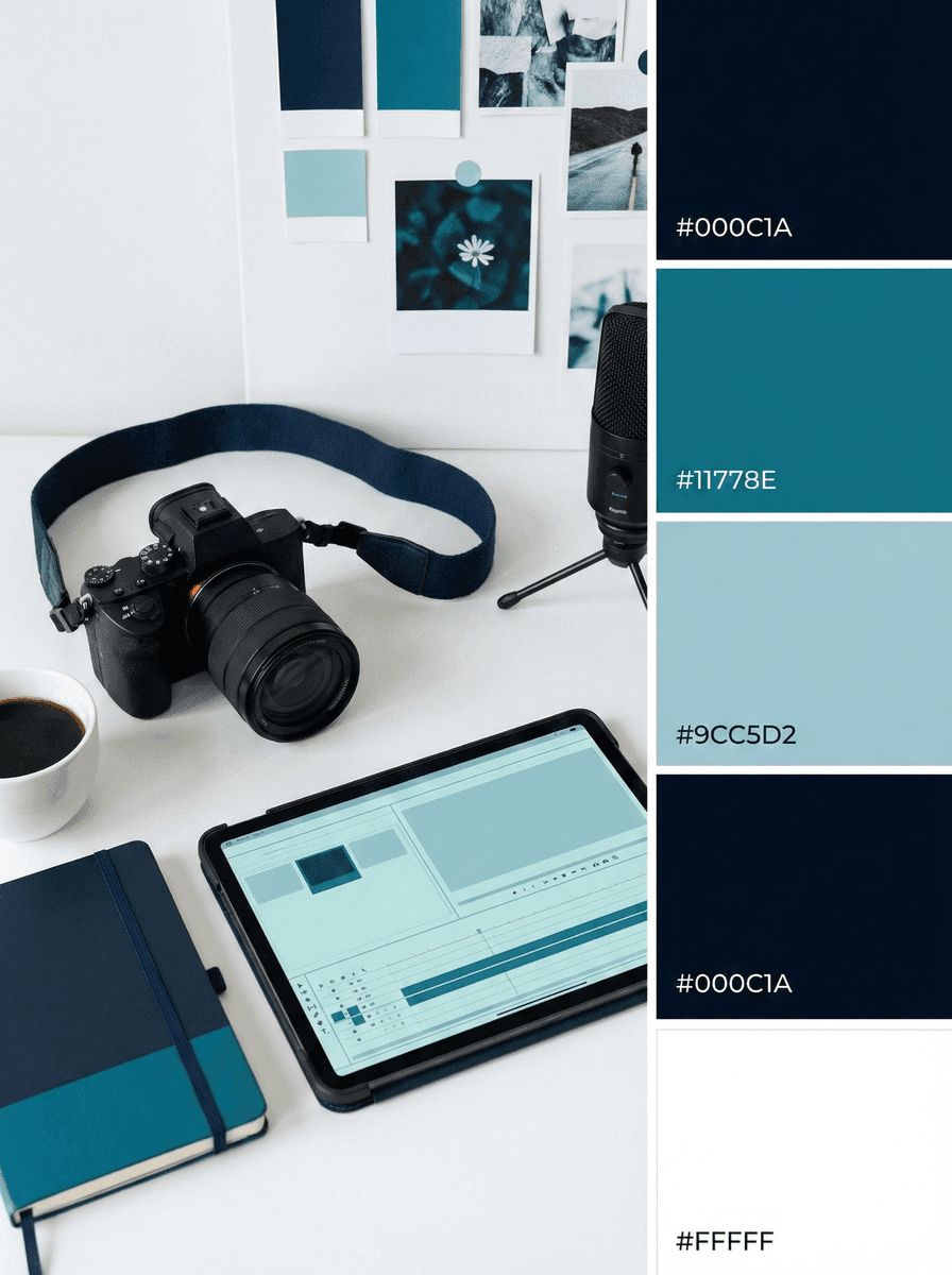 Monthly content calendar and creative brief planning for a small business