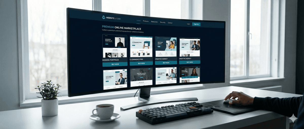 Squarespace and Shopify ecommerce store template design